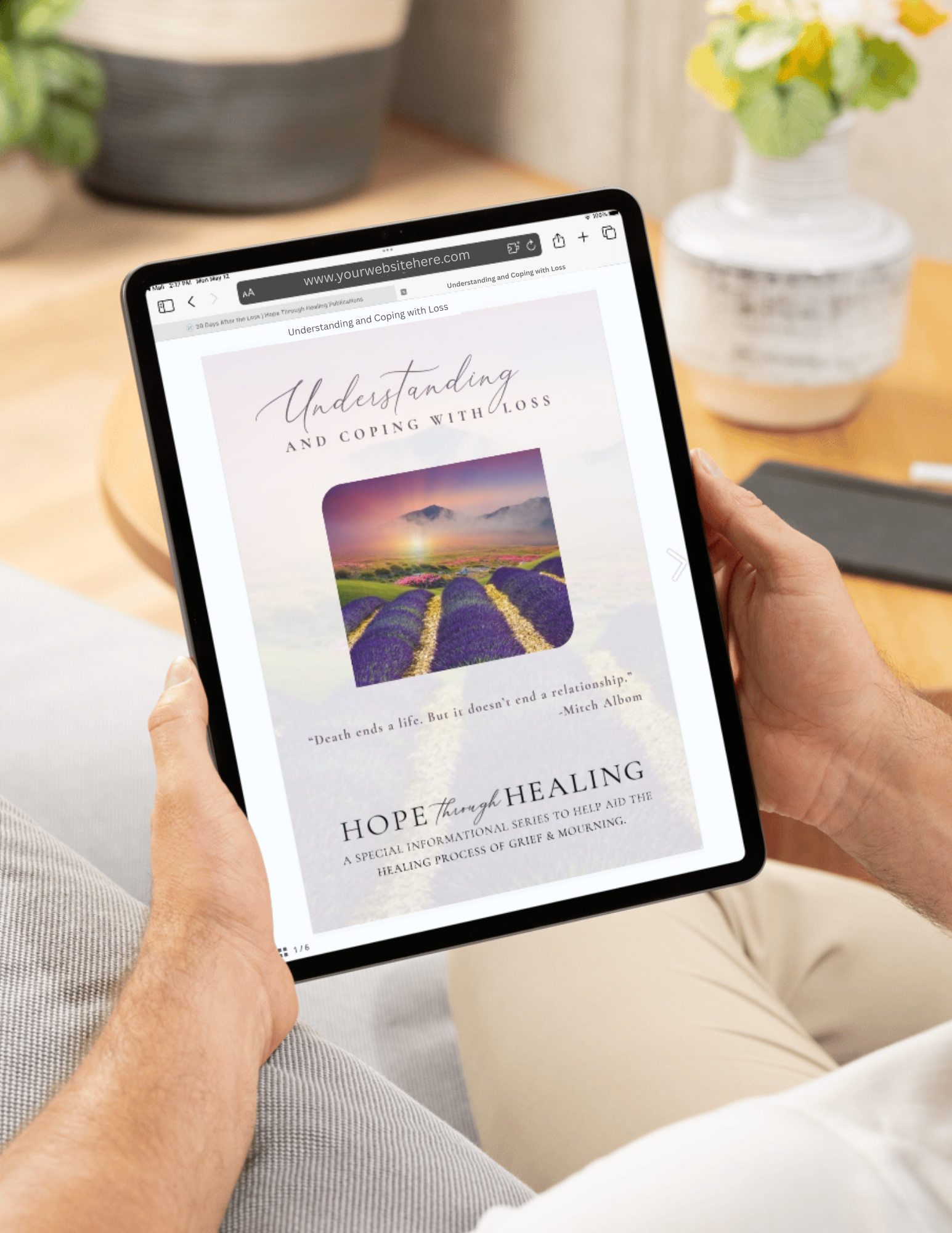 6- GEMS Tablet hands