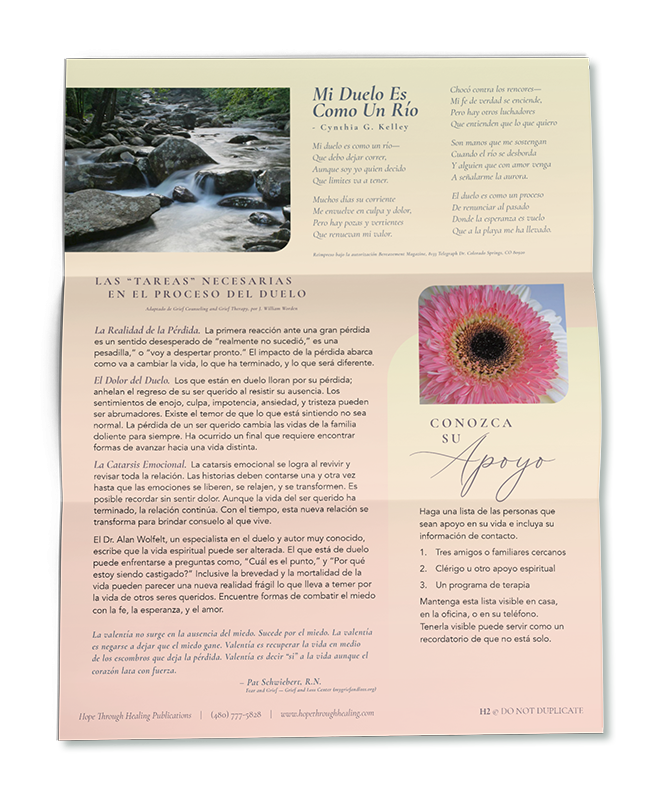 Spanish Grief Mail series: 3 months after