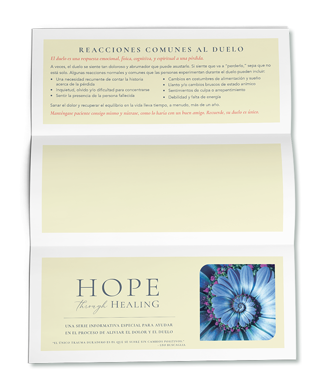 Spanish Grief Mail series: 3 months after