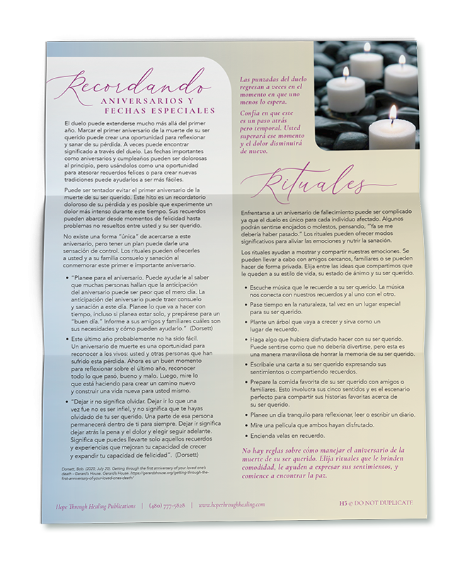 Spanish Grief Mail series: 11 months after
