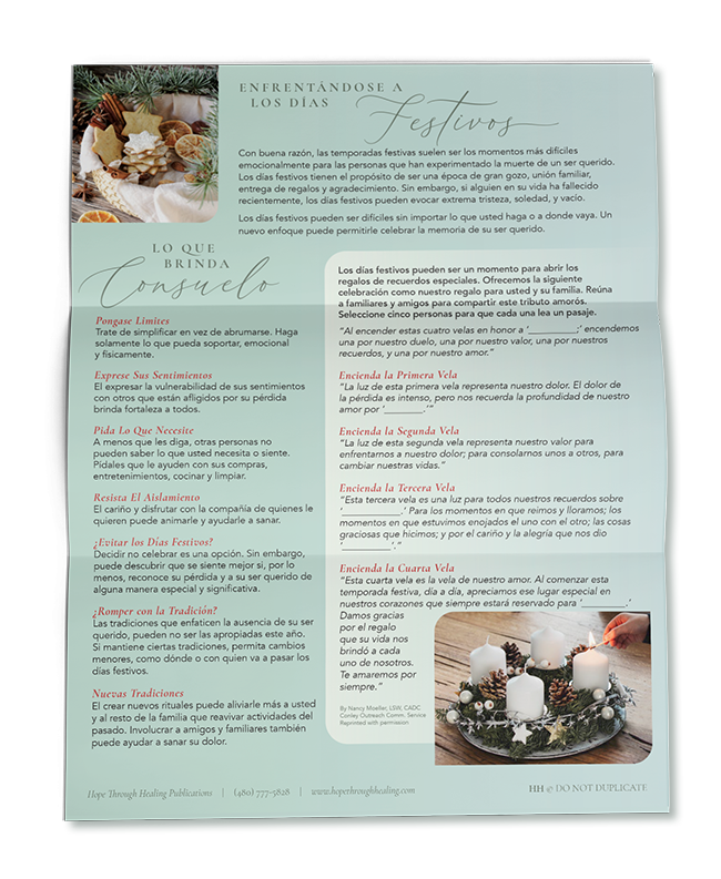 Spanish Grief Mail series: Holiday