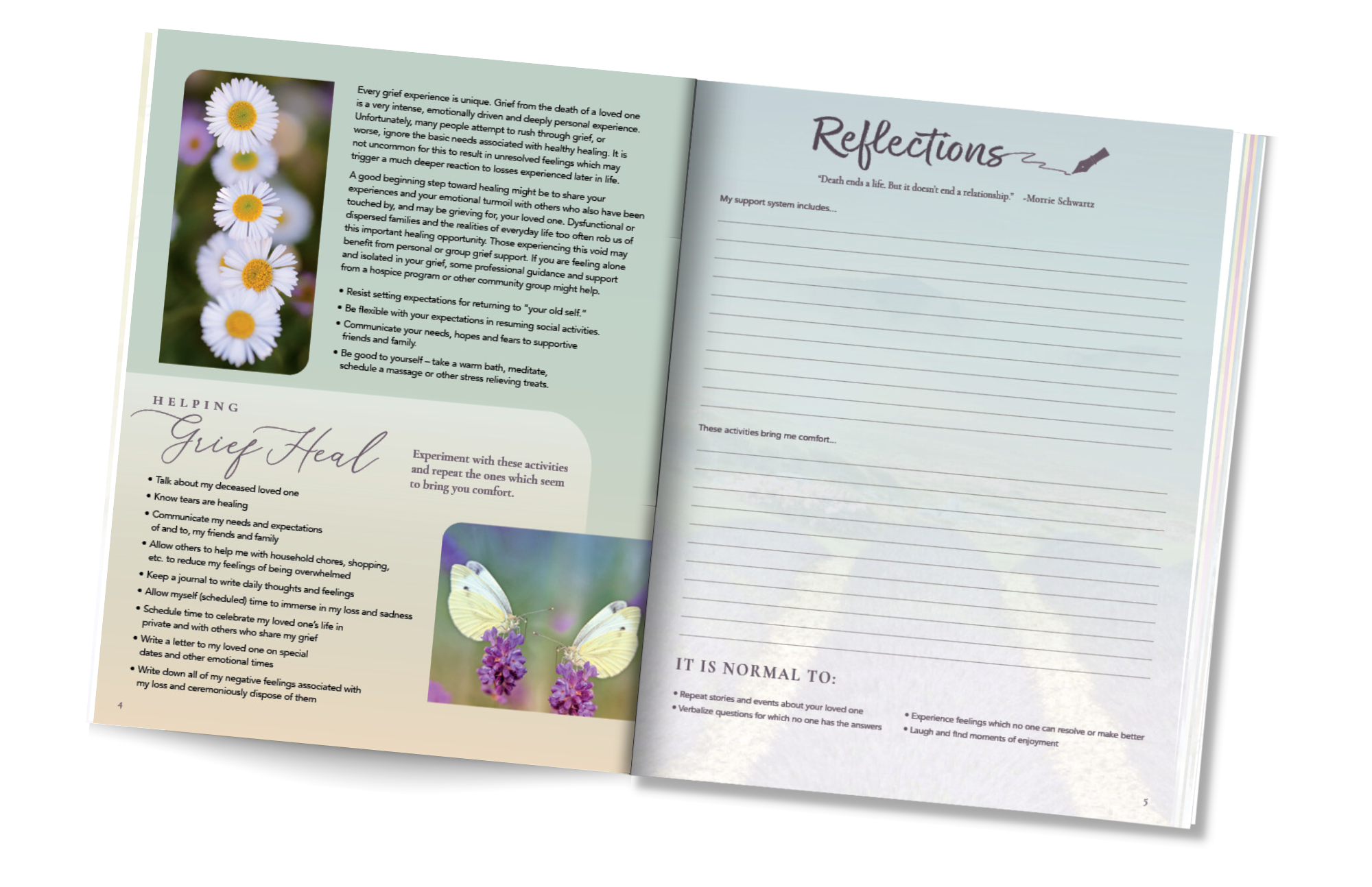 grief journal grief journaling prompts